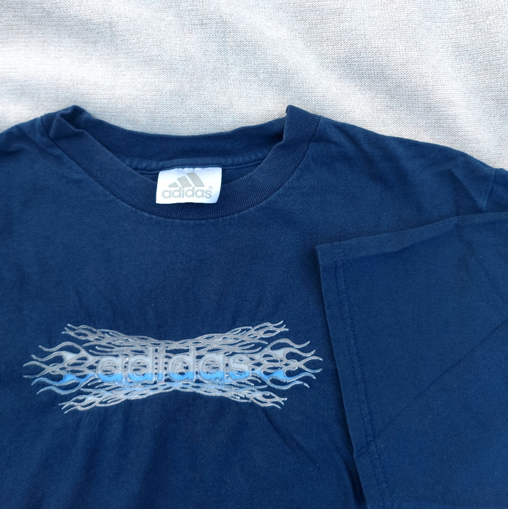 Adidas Navy Graphic Tee